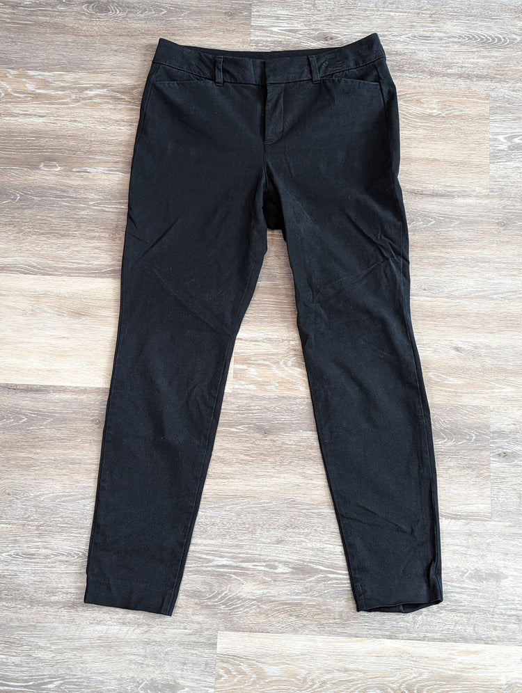Old Navy Pixie Pants High Rise Secret Slim Pockets Women's Size 6P Petite Black